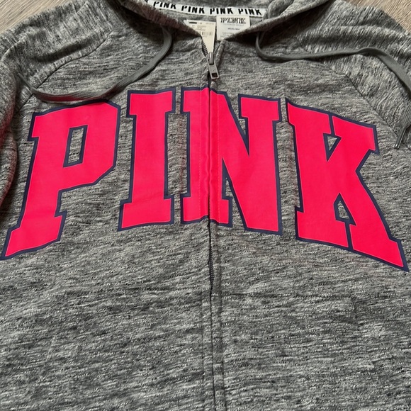 NWT PINK by Victoria Secret full zip hooded sweatshirt - Picture 5 of 6